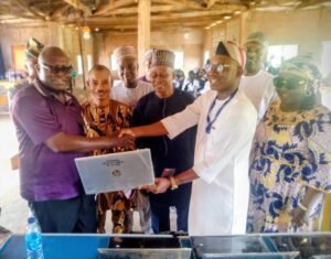 Alt Text: A detailed infographic showing the step-by-step process of photosynthesis in a plant leaf. Image Title: Visual b...