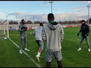 Alt Text: A detailed infographic showing the step-by-step process of photosynthesis in a plant leaf. Image Title: Visual b...